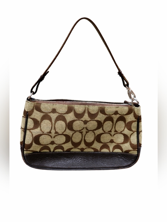 Coach Handbags - Coach Signature C Demi Pouch Jacquard Leather Baguette 6094 Y2K Vintage